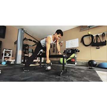 ZENY Flat Weight Bench for Home Gym and Fitness Training