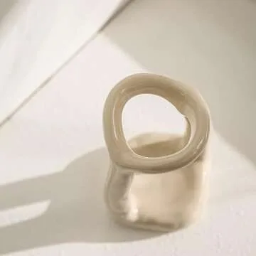 East–BrightenZF Handmade Ceramic Holder Stand for Toothbrushes, Makeup Brushes, and Pens - Minimalist Design for Bathroom Vanity and Countertops Decor (Milky White)