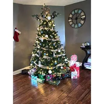 Home·FSN 3" Wide Burlap Fabric Craft Ribbon 10 Yards for Parties, Thanksgiving, Christmas, Holidays (3 inch 10 Yards 1 Pack)