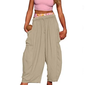 Yeokou Women's Summer Harem Pants