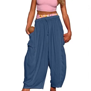 Yeokou Women's Summer Harem Pants