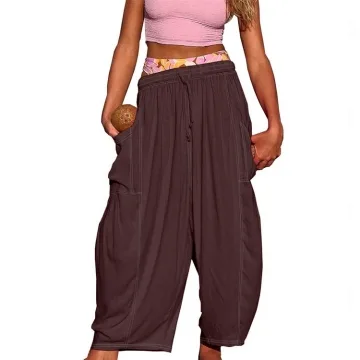 Yeokou Women's Summer Harem Pants