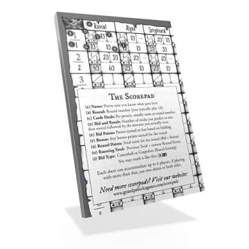 Grandpa Beck's Games Replacement Score Pads for Skull King - The Ultimate Pirate Trick Taking Game |...