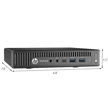 HP EliteDesk 800 G2 Mini PC, i5, 16GB RAM, 256GB SSD, Windows 11 Pro