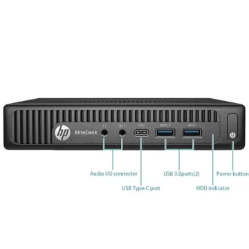 HP EliteDesk 800 G2 Mini PC, i5, 16GB RAM, 256GB SSD, Windows 11 Pro