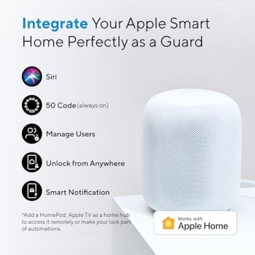 ULTRALOQ Bolt Fingerprint Smart Lock - Apple Home Compatible