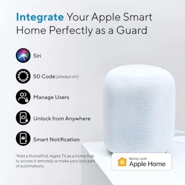 ULTRALOQ Bolt Fingerprint Smart Lock - Apple Home Compatible