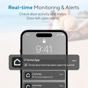 ULTRALOQ Bolt Fingerprint Smart Lock - Apple Home Compatible
