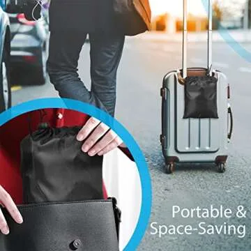 Premium Memory Foam Airplane Footrest for Ultimate Comfort