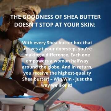 FairTale GHANA Raw African Shea Butter 16 oz - Wild Harvested, 100% Natural, Unrefined, Vegan, Ivory Skin Moisturizer