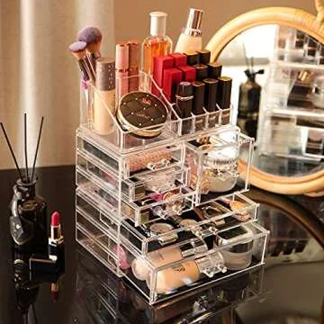 Cute & Stackable Makeup Organizer with 6 Drawers