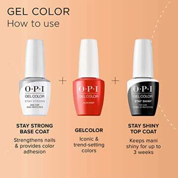 OPI GelColor Nail Polish, Red Gel Nail Polish
