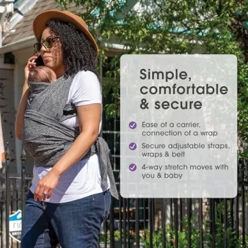 Boppy ComfyFit Adjustable Baby Carrier for Newborns & Toddlers