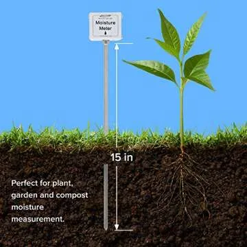 REOTEMP Moisture Meter for Gardening and Composting