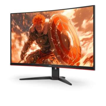 AOC C32G2ZE 32" Curved Gaming Monitor 240Hz 0.5ms