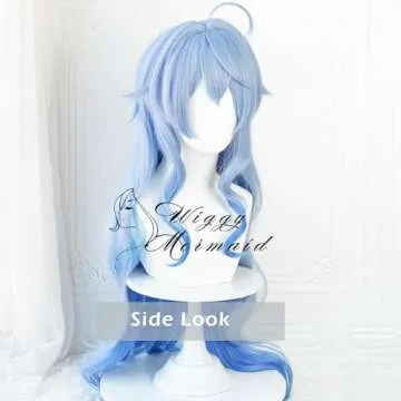 Blue Ganyu Cosplay Wig - Perfect for Anime Events