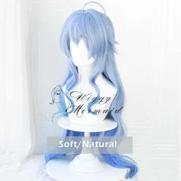 Blue Ganyu Cosplay Wig - Perfect for Anime Events