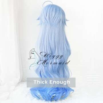 Blue Ganyu Cosplay Wig - Perfect for Anime Events