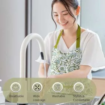 CPC Handmade Block Printed Kitchen Apron for All