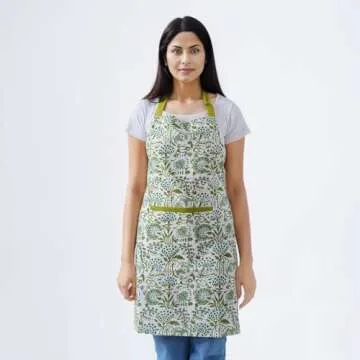 CPC Handmade Block Printed Kitchen Apron for All