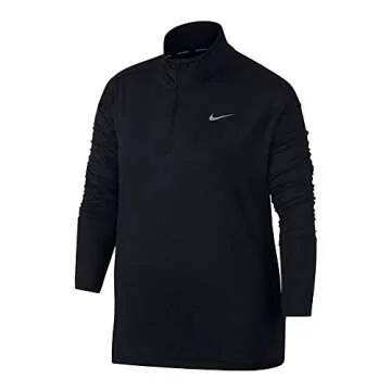 Nike Women's Element 1/2 Zip Running Top Black Size X-Large