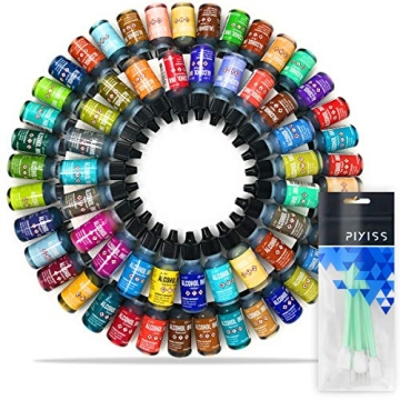 Ranger Alcohol Inks Set (50 Pack) Tim Holtz Brand Alcohol Inks and 10 Pixiss Alcohol Ink Blending To...