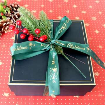 Elyjhyy 30pcs Artificial Pine Branches Green Plants Pine Needles DIY Accessories for Garland Wreath Christmas and Home Garden Decor