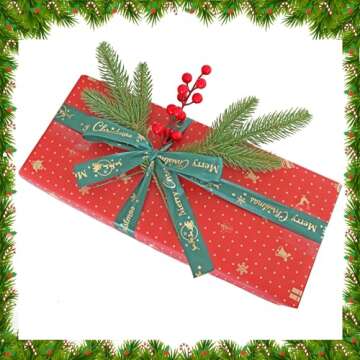 Elyjhyy 30pcs Artificial Pine Branches Green Plants Pine Needles DIY Accessories for Garland Wreath Christmas and Home Garden Decor