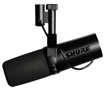 Shure SM7dB Microphone with Built-In Preamp for Streaming
