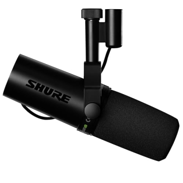 Shure SM7dB Microphone with Built-In Preamp for Streaming