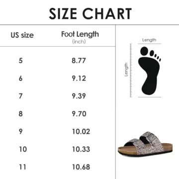 mysoft Women’s Comfortable Adjustable Sandals for Summer