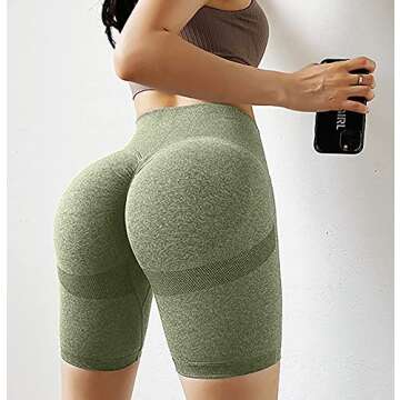 OQQ Women's Butt Lifting Yoga Shorts for Activewear Style
