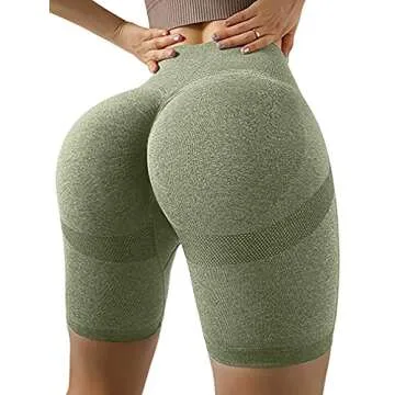OQQ Women's Butt Lifting Yoga Shorts for Activewear Style