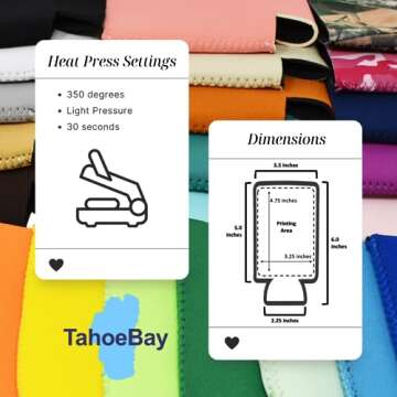 Customizable TahoeBay Slim Can Coolers (12-Pack)