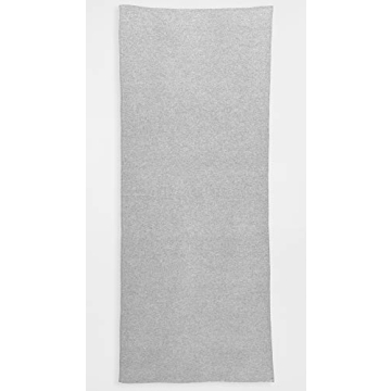 Luxurious Grey Heather Cashmere Travel Wrap Scarf - Stylish Warmth