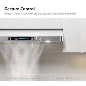 IKTCH 30" Under Cabinet Range Hood - 900 CFM Power