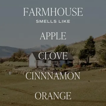 Sweet Water Decor Farmhouse Scented Soy Candles – Apple, Orange, Pumpkin, Cinnamon, Nutmeg, Ginger...