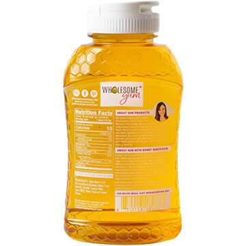 Wholesome Yum Zero Sugar Honey Substitute (Keto Honey) - Natural Sugar Free Honey Alternative With M...
