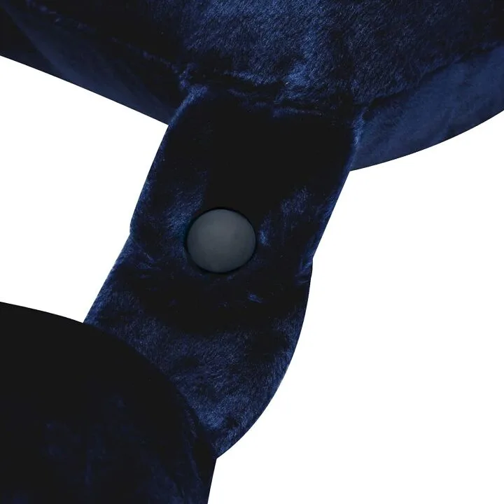 Feather Soft Microfiber Neck Pillow in Navy