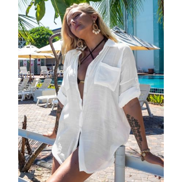 Stylish Bsubseach Cover Up Shirt for Women