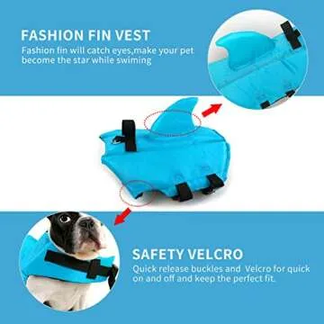Snik-S Dog Life Jacket for Short-Nosed Breeds, Adjustable Style