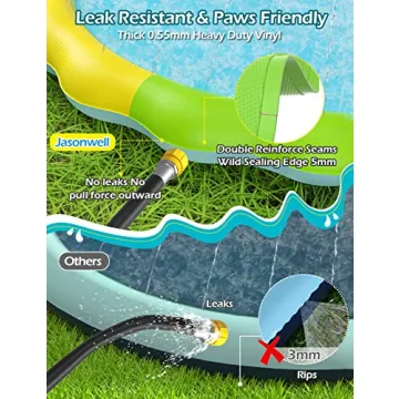 Durable Jasonwell Splash Pad Sprinkler for Kids and Pets