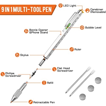9 in 1 Multitool Pen – Perfect Gift for Any Occasion