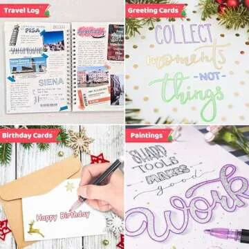 ZSCM Shimmer Glitter Metallic Markers - Fun Art Supplies