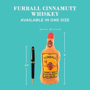 Haute Diggity Dog Cinnamutt Whiskey Plush Toy for Dogs