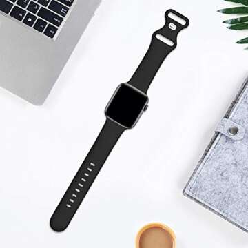 Sport Bands for Apple Watch - Silicone Waterproof Strap