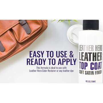 Leather Hero Sealant & Color Restorer - 4oz Revitalizer