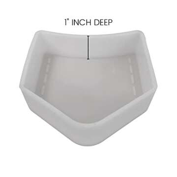 Pocket Silicone Mold | Size 4.5" Wide x 4" Long x 1" Deep | Pocket Mold | Cowboy Jeans Pocket Design for Freshie, Soap, Resin, Candles