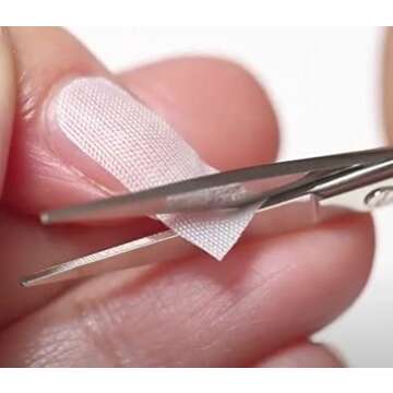 SHEBA NAILS Silk Nail Wrap Self- Adhesive Pre Cut Fingers - Pink, 70 Finger Tabs