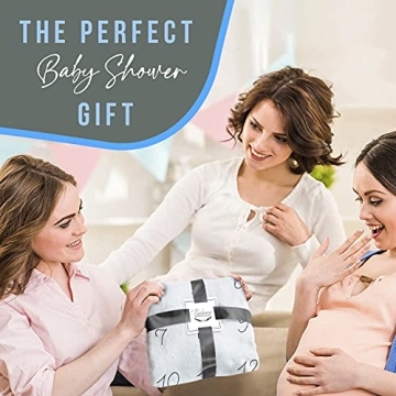 Paishanas Baby Monthly Milestone Blanket for Newborns